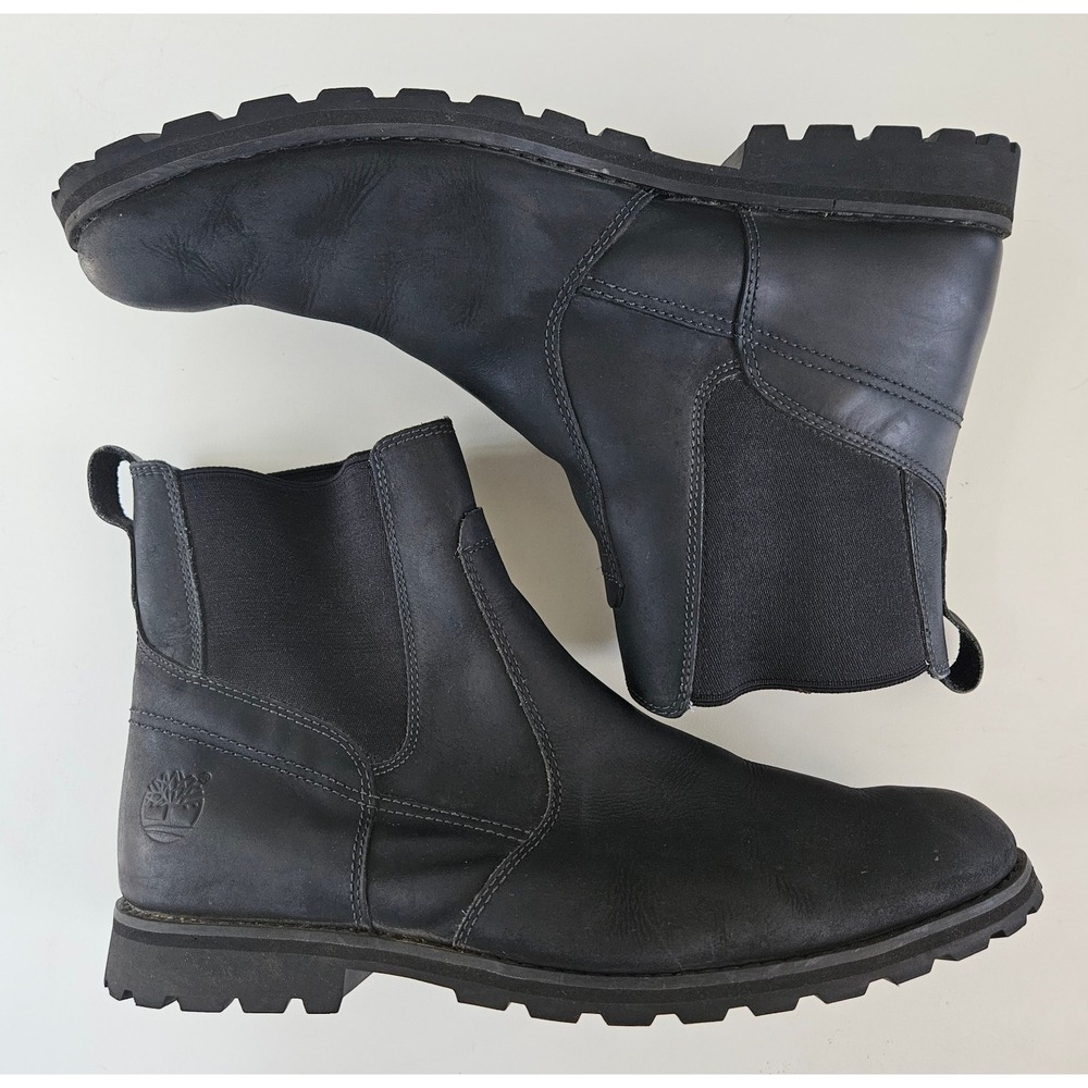 Timberland Earthkeepers Chelsea Boots Men's 11.5M Black Leather